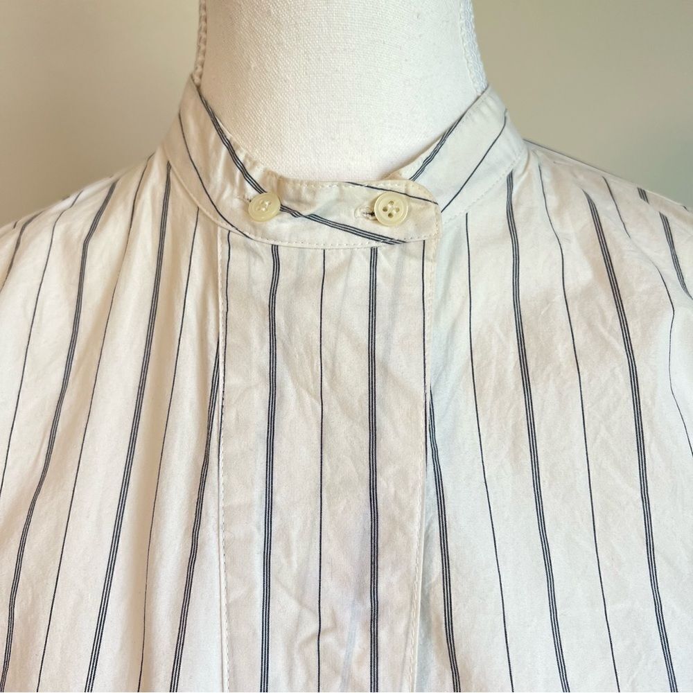Madewell Striped The Perfect Tunic Shirt Size Small Long Sleeve - Picture 7 of 11